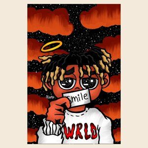 Juice Wrld Smile Poster_ 166